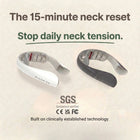 MaxoRize Professional X in Classic White en Slate Grey - 15-minute neck reset protocol, SGS certified, CE and UKCA approved